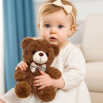 Ours en peluche brun