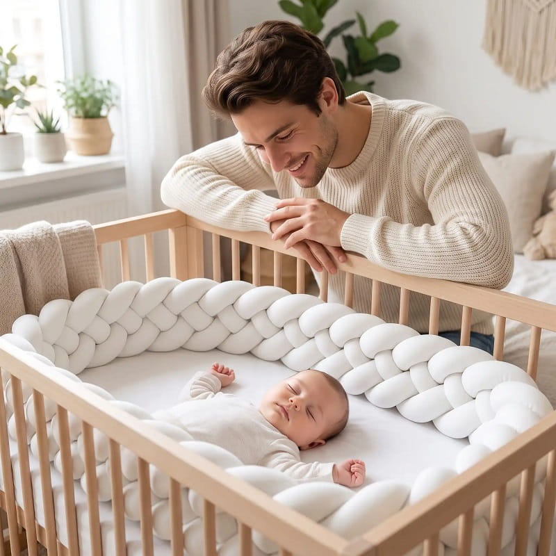 Tresse de lit bébé