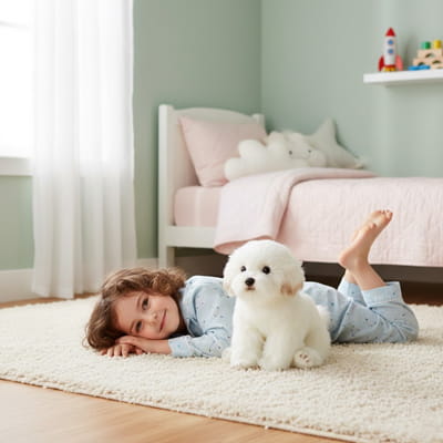 chien peluche