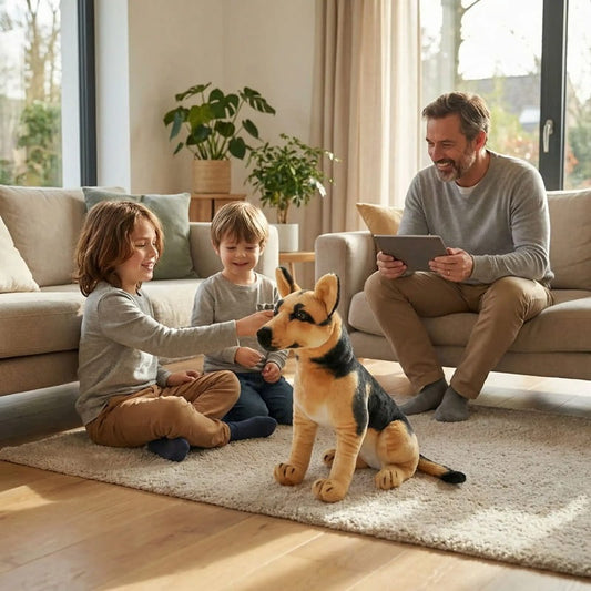 Berger allemand en peluche