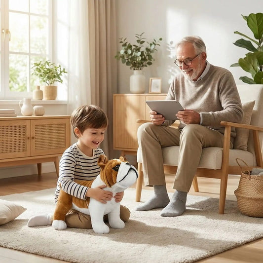 Bouledogue francais peluche