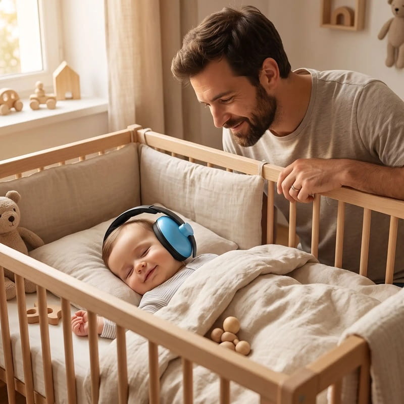Casque anti bruit bébé