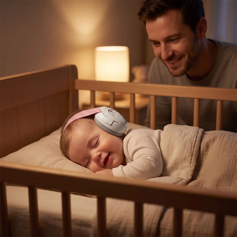 Casque anti bruit bébé rose