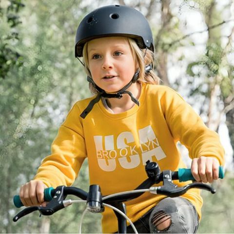 casque velo enfant noir