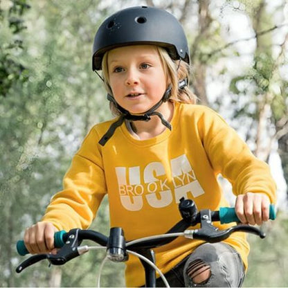 casque velo enfant noir