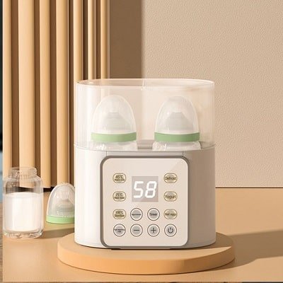 Chauffe-biberon-bébé-2-en-1-solution-ultime