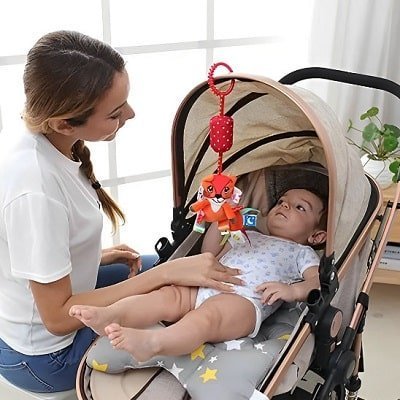 Hochet-enfant-animaux-motricité-éveil-sens