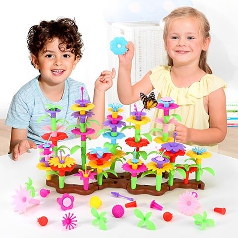 Jeu-de-construction-Jardin-de-fleurs