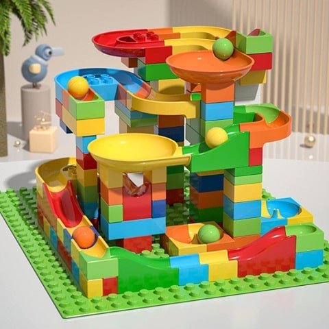 Jeu-de-construction​-circuit-a-billes-edication