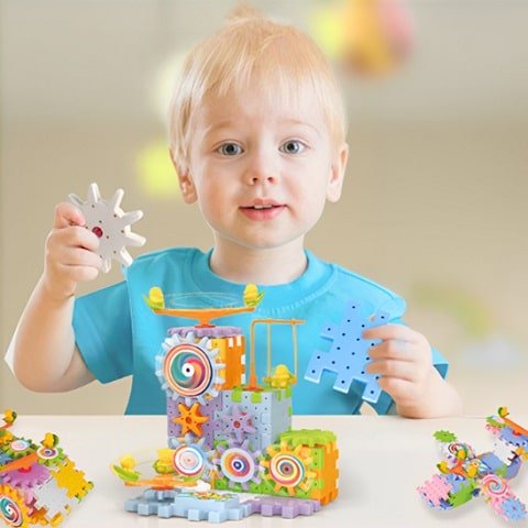 Jeu-de-construction​-Engrenages-mecaniques-stimulation