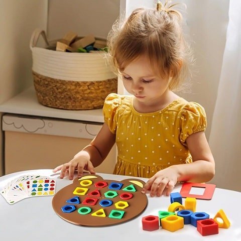 Jigsaw-puzzle​-Montessori-Jeu-association-enfant