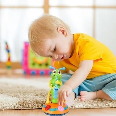 Jouet-pour-bebe​-chenille-musicale-dansante