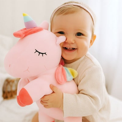 Licorne peluche bebe