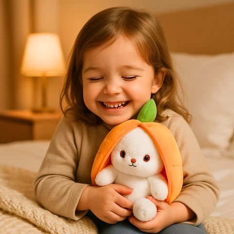Peluche lapin enfant