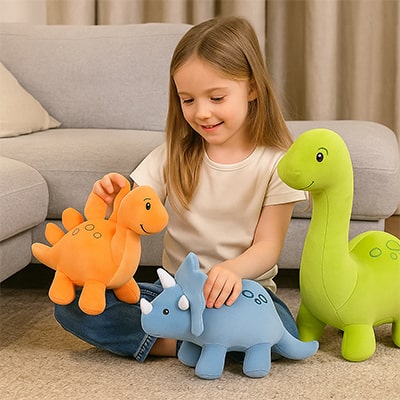 Peluche dinosaure