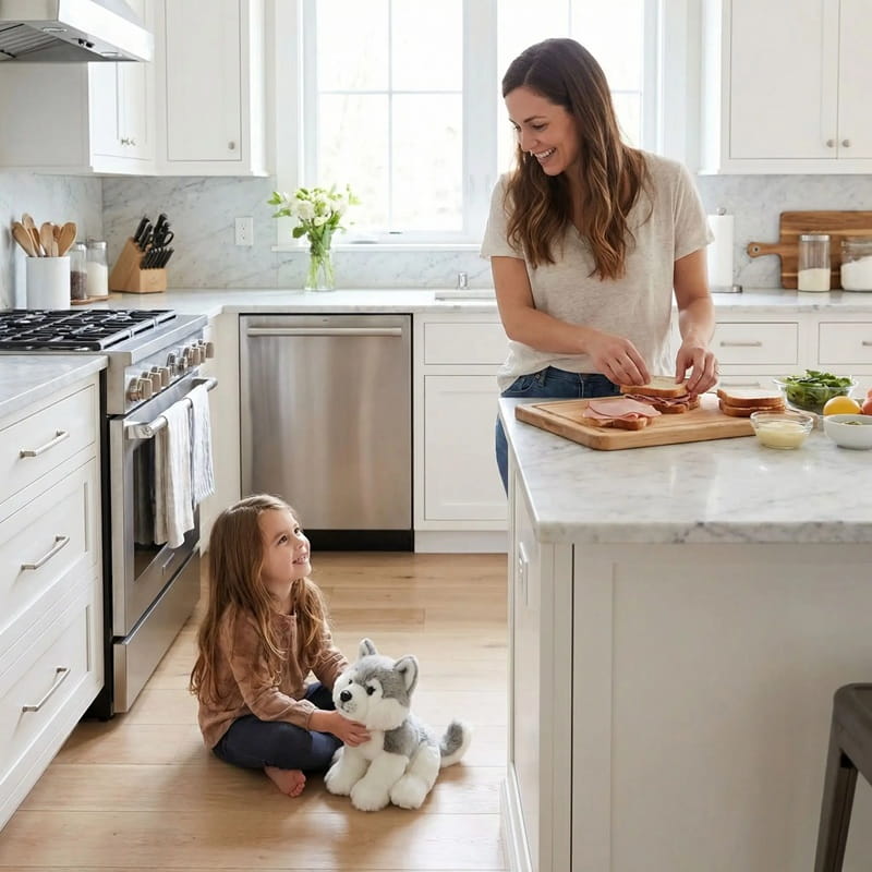 Peluche husky