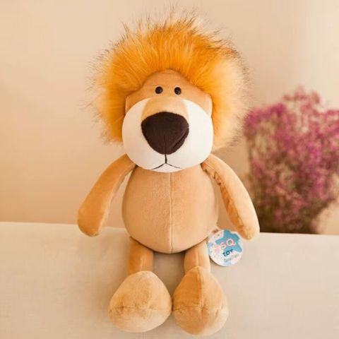 Peluche lion enfant