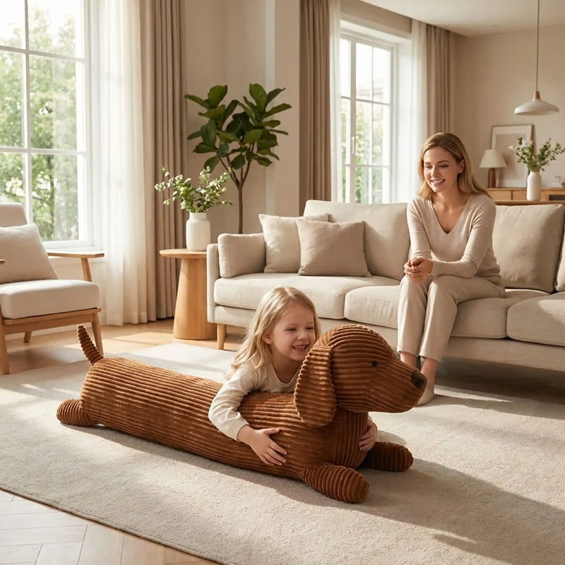 Peluche teckel