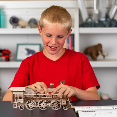 Puzzle 3d train