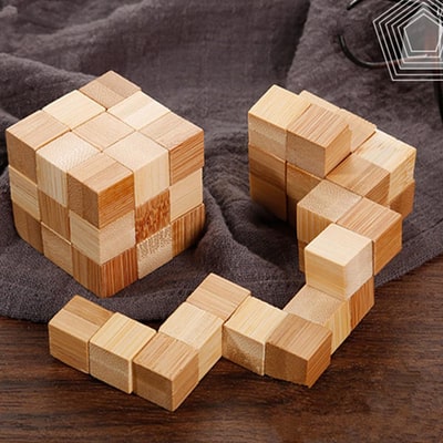 Puzzle 3d en bois