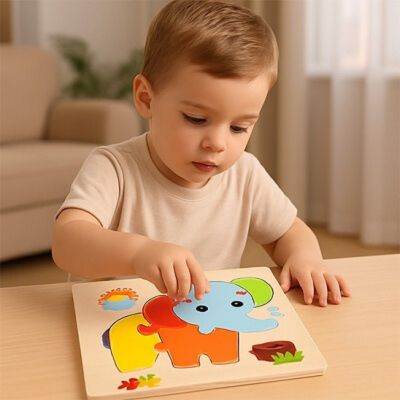 Puzzle bois bebe