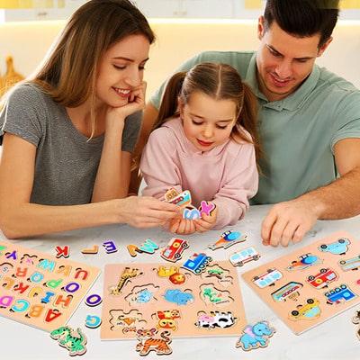 Puzzle bois enfant
