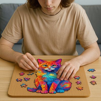 Puzzle bois enfant