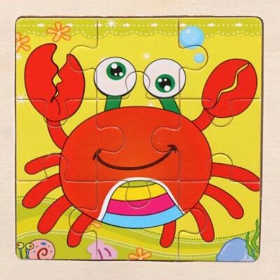 Puzzle crabe