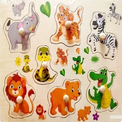 Puzzle en bois bebe