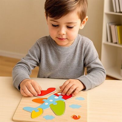 Puzzle bois montessori