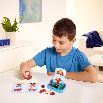 Puzzle magnetique
