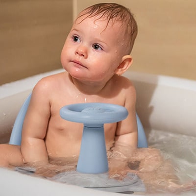 Siege de bain bebe bleu