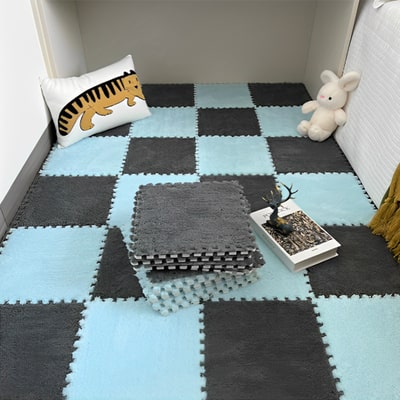 Tapis Gris Bleu ciel