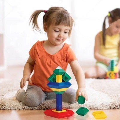 jeu-de-construction-enfant-Montessori-blocs-empilables