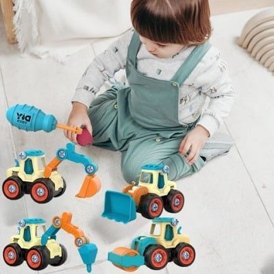 véhicules-construction-assembler-bleu