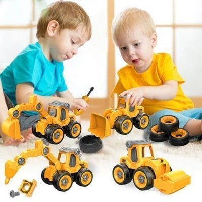 véhicules-construction-assembler-jaune