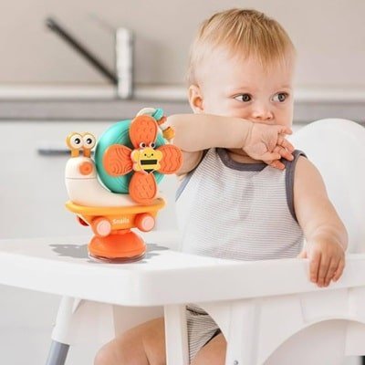 jouet-bebe-Montessori-escargot-ventouse-multifonctionnel-pour-chaise-haute