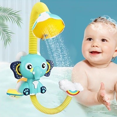 bebe-bain-douche-éléphant