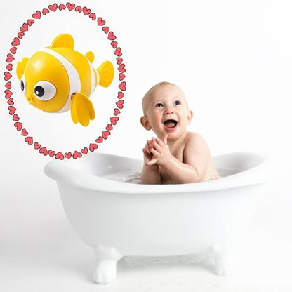 Jouet de bain - Poisson clown mécanique nageur