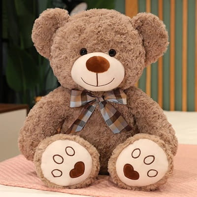 ourson peluche brun