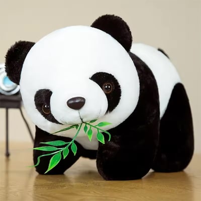 panda Peluche bamboo