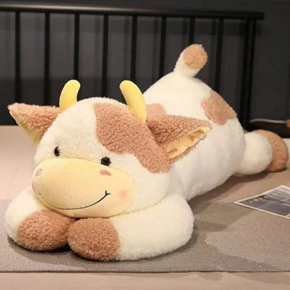 peluche vache brune