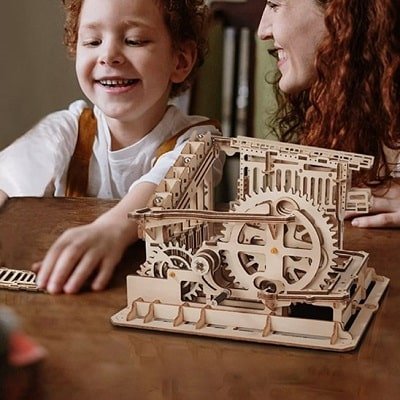 Puzzle 3D en bois montagnes russes