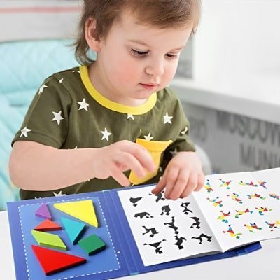 Tangram-Montessori-magnétique