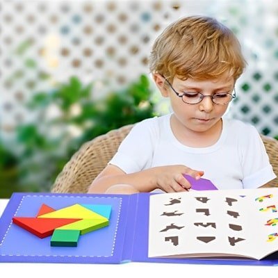 puzzle-enfant-Tangram-bois-magnétique