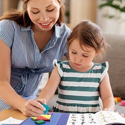 Tangram-Montessori-bois-magnétique