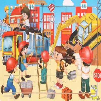 puzzle bois construction