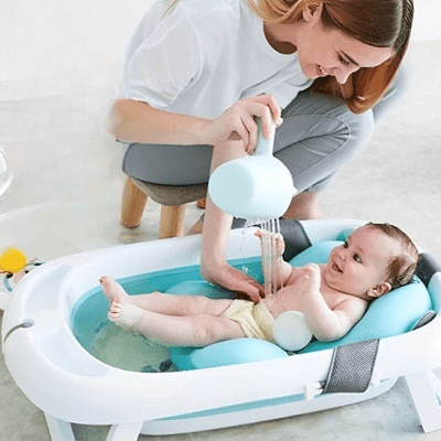 siege-de-bain-bébé-bleu
