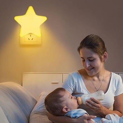 veilleuse-enfant-étoile-dormir