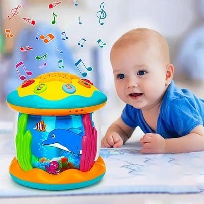 veilleuse-bébé-dauphin-projecteur-rotatif-océanique